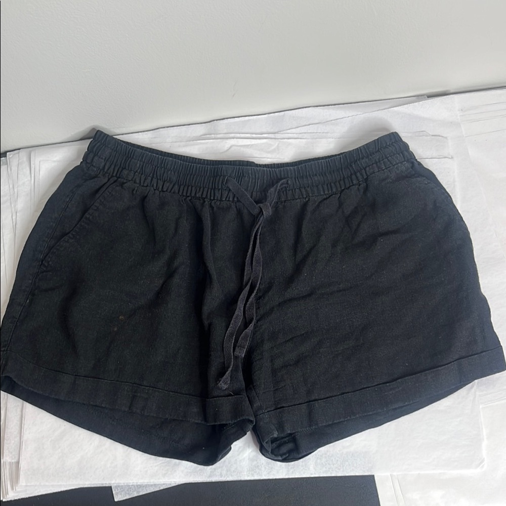 Black Casual Shorts